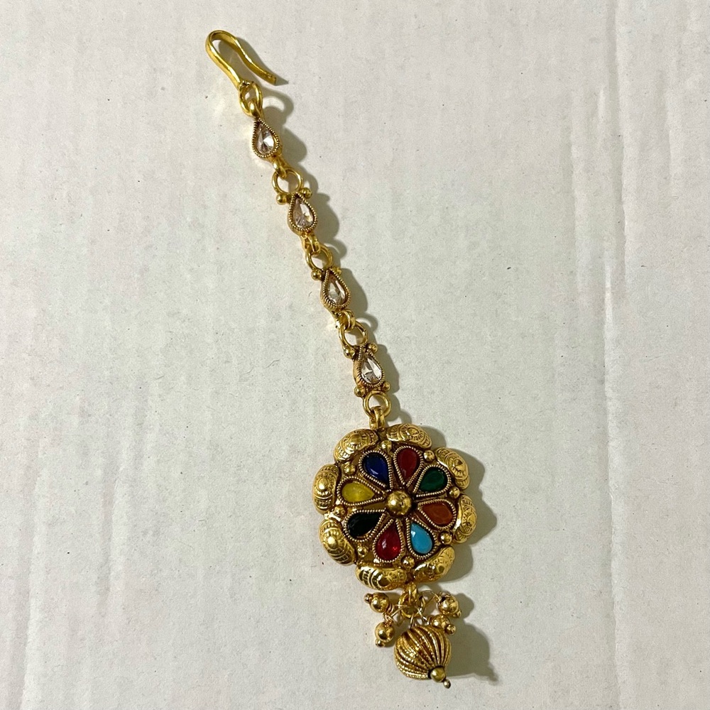 Multi Color Gold Tikka
